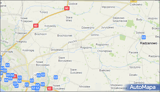 mapa Rogozino, Rogozino na mapie Targeo