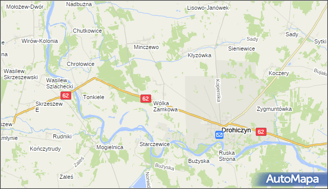 mapa Runice, Runice na mapie Targeo