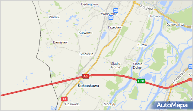 mapa Smętowice, Smętowice na mapie Targeo