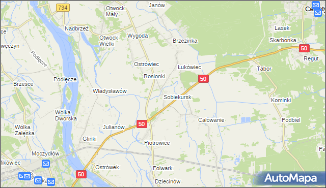 mapa Sobiekursk, Sobiekursk na mapie Targeo