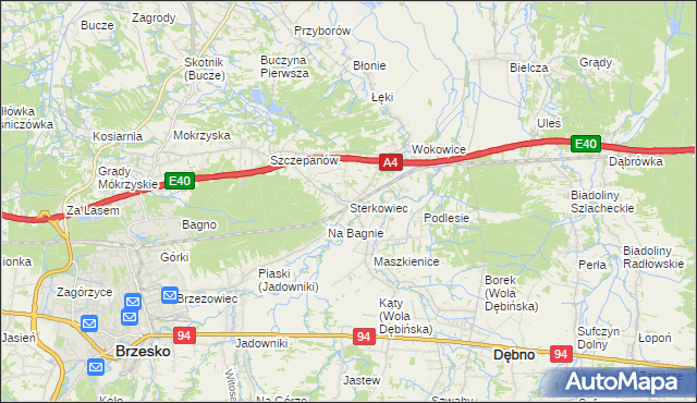 mapa Sterkowiec, Sterkowiec na mapie Targeo