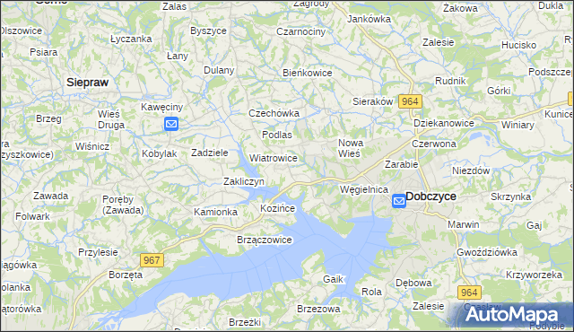 mapa Stojowice, Stojowice na mapie Targeo