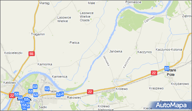 mapa Szawałd, Szawałd na mapie Targeo