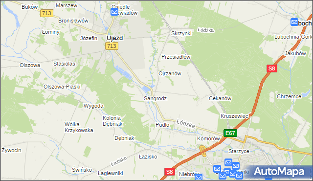 mapa Tobiasze, Tobiasze na mapie Targeo