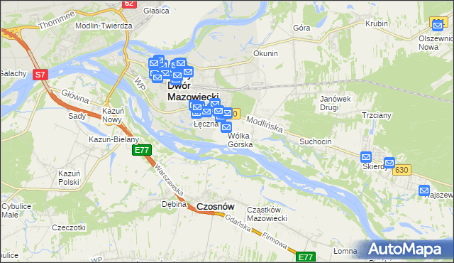 mapa Wólka Górska, Wólka Górska na mapie Targeo
