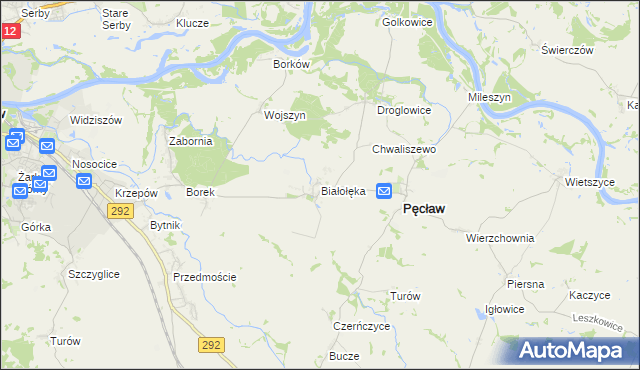 mapa Białołęka, Białołęka na mapie Targeo