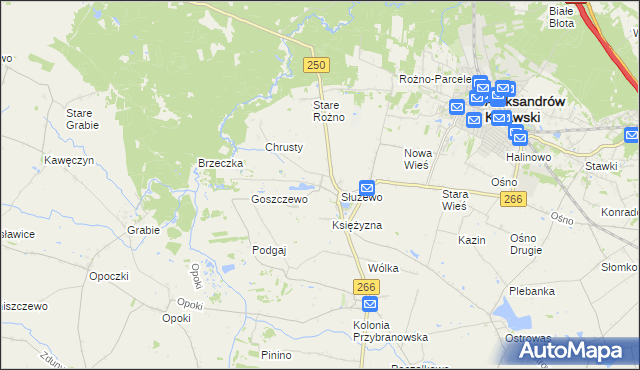 mapa Broniszewo gmina Aleksandrów Kujawski, Broniszewo gmina Aleksandrów Kujawski na mapie Targeo