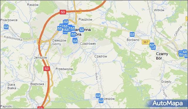 mapa Czadrów, Czadrów na mapie Targeo
