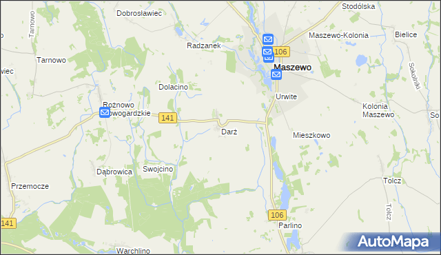 mapa Darż, Darż na mapie Targeo