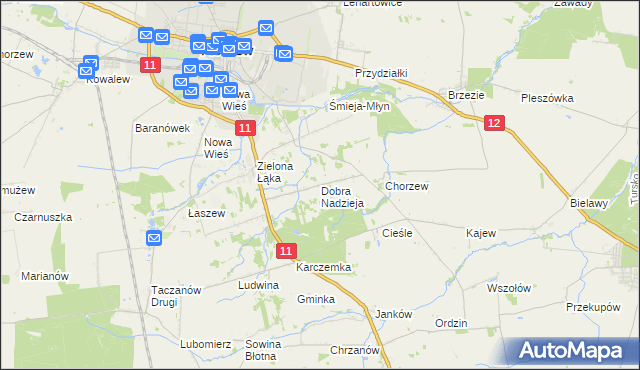 mapa Dobra Nadzieja, Dobra Nadzieja na mapie Targeo