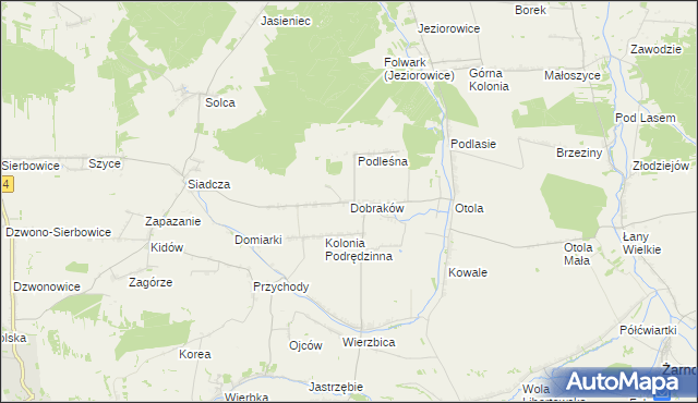 mapa Dobraków, Dobraków na mapie Targeo