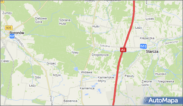 mapa Drogobycza, Drogobycza na mapie Targeo