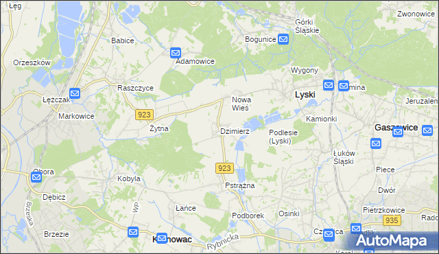 mapa Dzimierz, Dzimierz na mapie Targeo