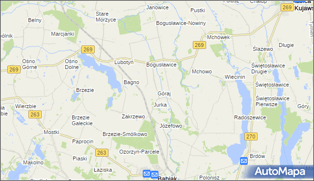 mapa Góraj, Góraj na mapie Targeo