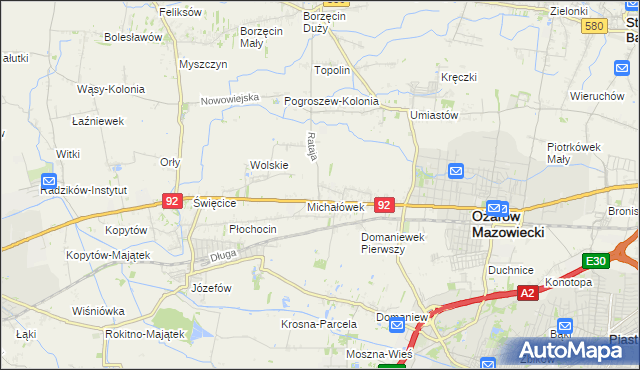 mapa Koprki, Koprki na mapie Targeo