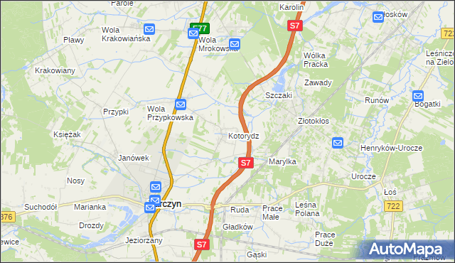 mapa Kotorydz, Kotorydz na mapie Targeo