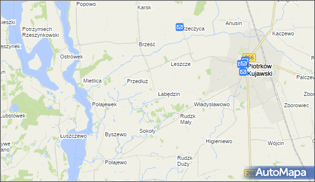 mapa Łabędzin, Łabędzin na mapie Targeo