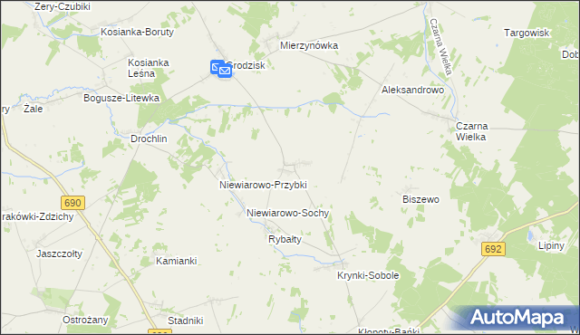 mapa Makarki, Makarki na mapie Targeo