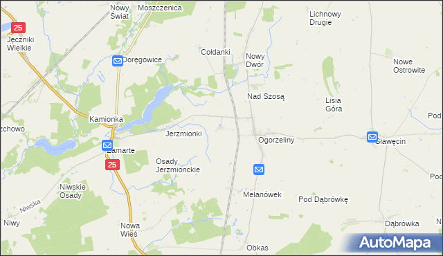 mapa Melanowo gmina Chojnice, Melanowo gmina Chojnice na mapie Targeo
