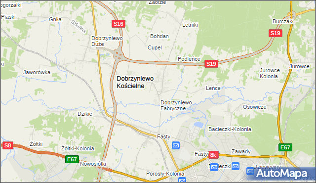 mapa Nowe Aleksandrowo, Nowe Aleksandrowo na mapie Targeo