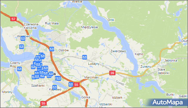 mapa Nowe Siedlisko, Nowe Siedlisko na mapie Targeo