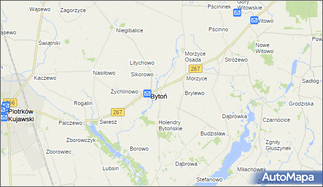 mapa Nowy Dwór gmina Bytoń, Nowy Dwór gmina Bytoń na mapie Targeo