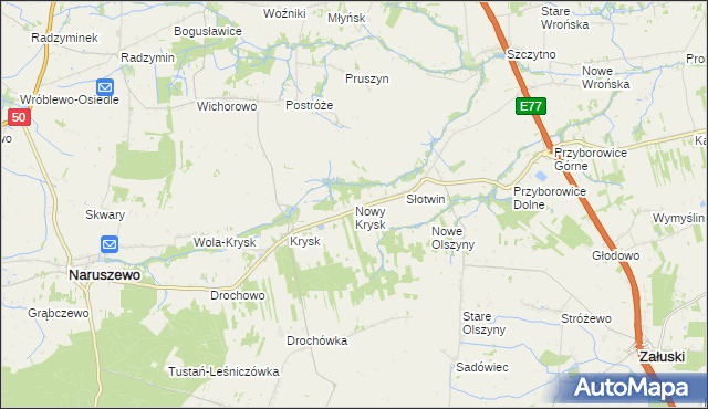 mapa Nowy Krysk, Nowy Krysk na mapie Targeo