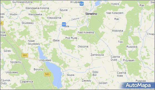 mapa Otocznia, Otocznia na mapie Targeo