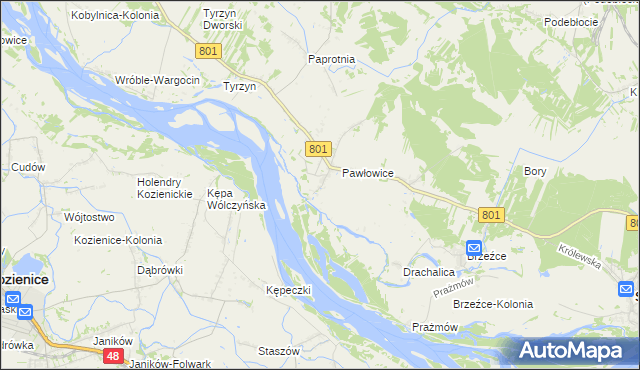 mapa Piotrowice gmina Stężyca, Piotrowice gmina Stężyca na mapie Targeo