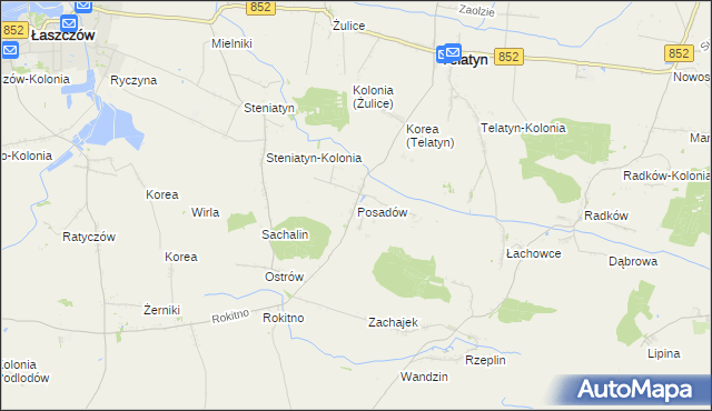 mapa Posadów, Posadów na mapie Targeo