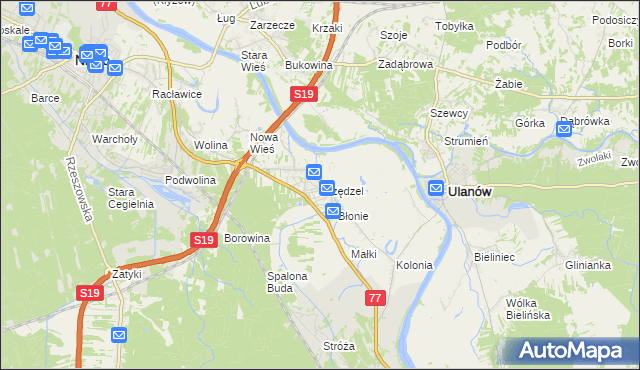 mapa Przędzel, Przędzel na mapie Targeo