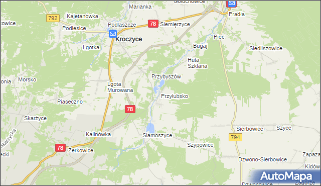 mapa Przyłubsko, Przyłubsko na mapie Targeo