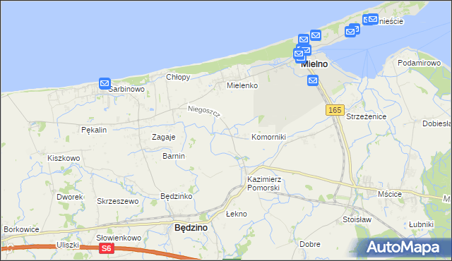 mapa Radzichowo, Radzichowo na mapie Targeo