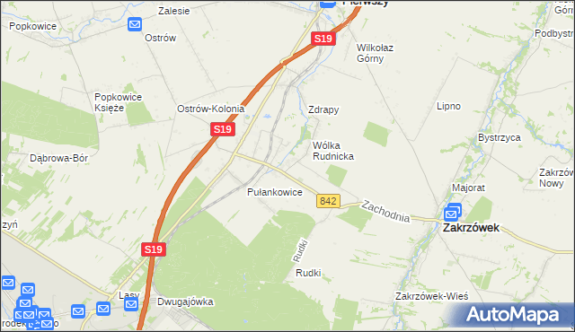 mapa Rudnik Szlachecki, Rudnik Szlachecki na mapie Targeo