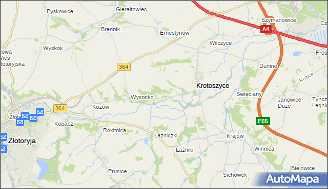 mapa Rzymówka, Rzymówka na mapie Targeo