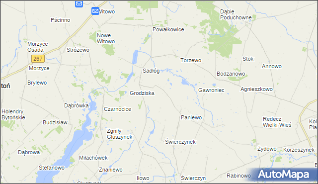 mapa Sadłóżek, Sadłóżek na mapie Targeo