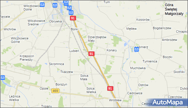 mapa Sierpów, Sierpów na mapie Targeo