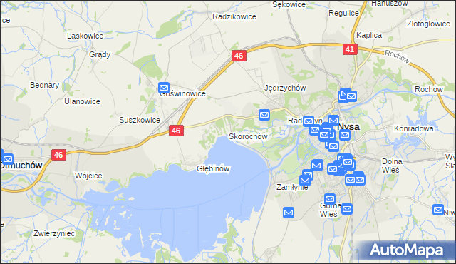 mapa Skorochów, Skorochów na mapie Targeo