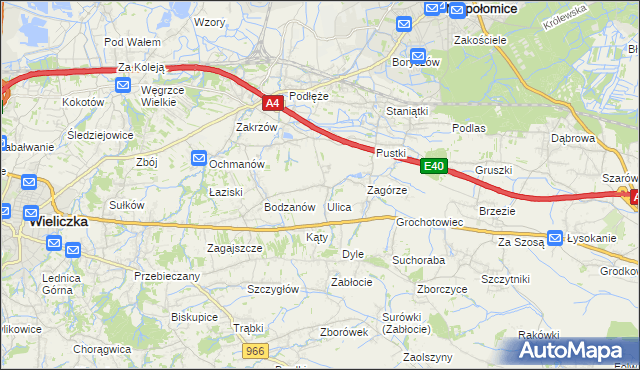mapa Słomiróg, Słomiróg na mapie Targeo
