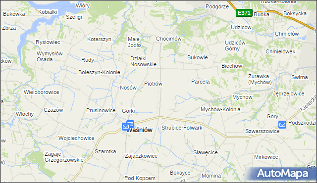 mapa Śnieżkowice, Śnieżkowice na mapie Targeo