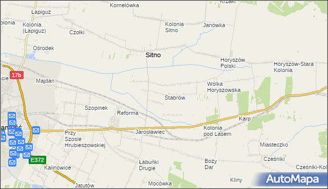 mapa Stabrów, Stabrów na mapie Targeo