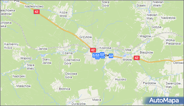 mapa Stąporków, Stąporków na mapie Targeo