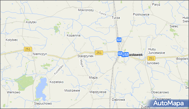mapa Starężyn, Starężyn na mapie Targeo