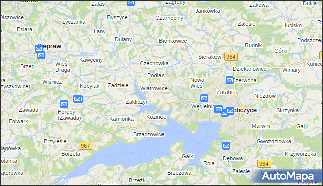 mapa Stojowice, Stojowice na mapie Targeo