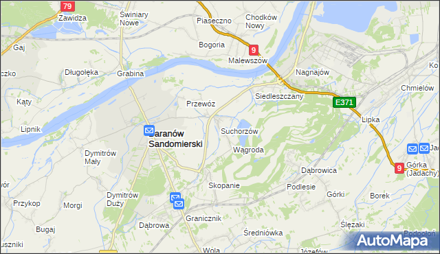 mapa Suchorzów, Suchorzów na mapie Targeo
