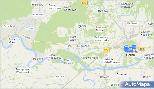 mapa Sumiężne, Sumiężne na mapie Targeo