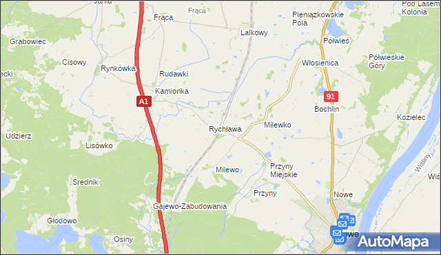 mapa Twarda Góra, Twarda Góra na mapie Targeo