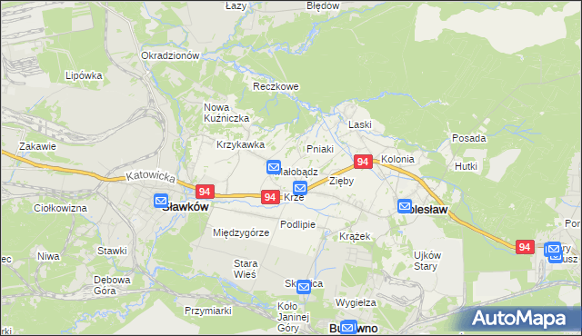 mapa Ujków Nowy, Ujków Nowy na mapie Targeo