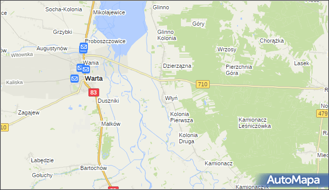 mapa Włyń, Włyń na mapie Targeo