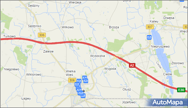 mapa Żegowo, Żegowo na mapie Targeo